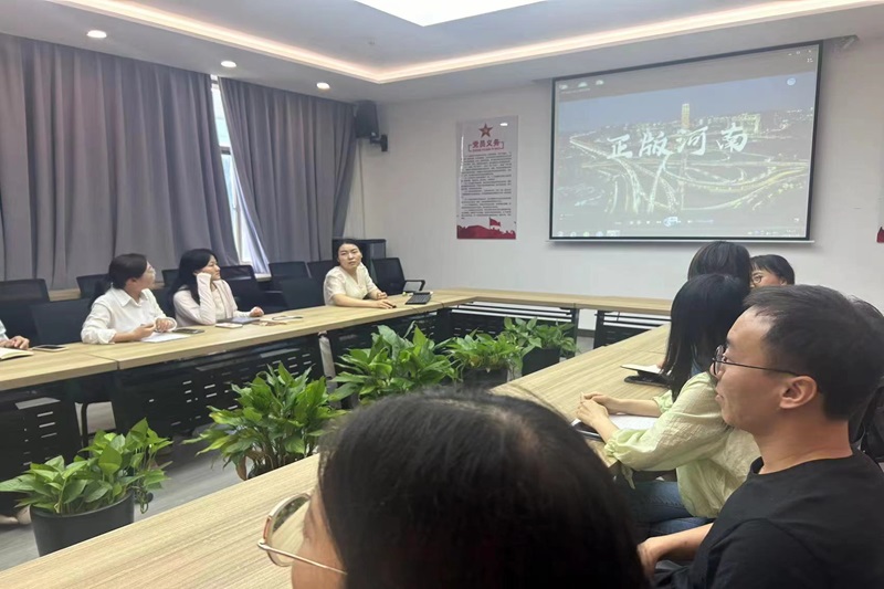 ylzzcom永利总站线路检测教工第二党支部开展“弘扬正能量，展示新河南”活动